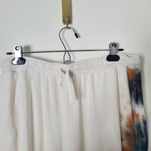 COLSIE Jogger Set XL Pants Cropped Hoodie Top Terry Soft Tie Dye Blue Wh… - Picture 9 of 14